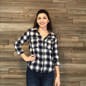 Blue Plaid Flannel